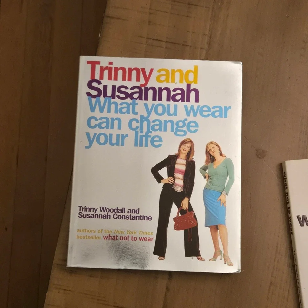 Trinny & Susannah Fashion Book Set OS White Excellent What Not To Wear Bundle